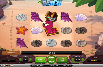 Beach 3D Slot Screenshot